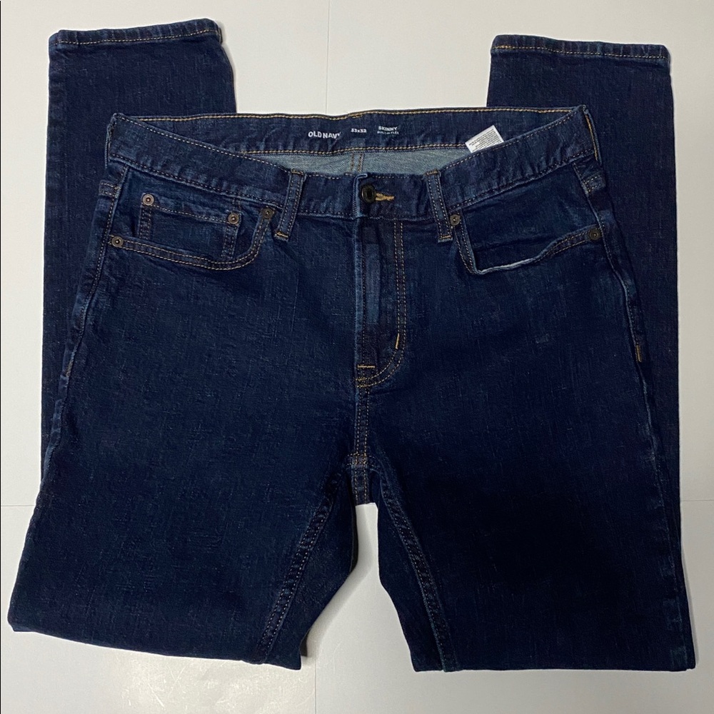 Old Navy Deep Indigo Skinny’s - Picture 2 of 10